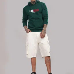 ADRO Men Printed Hooded Sweatshirt image 5