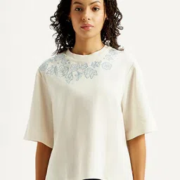 Levis Women Floral Printed T-shirt-picture-22