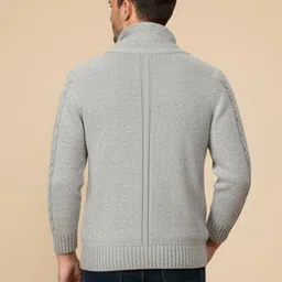 Mast & Harbour Men Cable Knit Pullover image 2