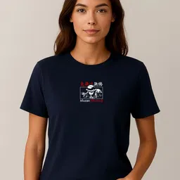 Anikmart Women Typography Printed Round Neck Cotton T-shirt-picture-20