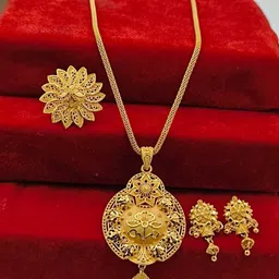 KHUSHBOO PLAST & BANGLES Gold-Plated Jewellery Set-picture-29