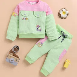 I LOVE MOM Girls Embellished T-shirt-picture-51