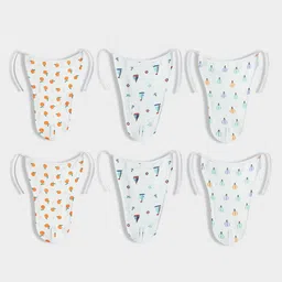 Orange Sugar Set Of 6 Muslin Cotton Printed Nappies-picture-26