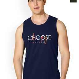 SLOWLORIS Pack of 2 Printed Combed Cotton Vest VSL26 CMB(CHS NAVY)(CHS OLIVE)-image-61