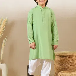 YK Boys Regular Kurta with Patiala image 1