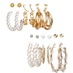 Yellow Chimes Set Of 12 Contemporary Studs Earrings image 5