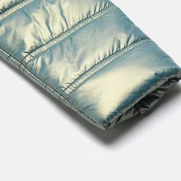 Monte Carlo Girls Green Sheen Effect Padded Jacket image 4