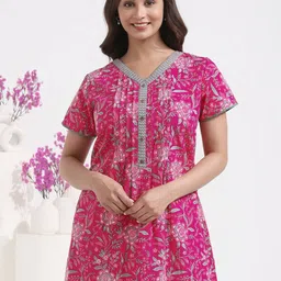 Maybell Printed Maxi Nightdress image 4