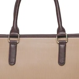 ALL ABOUT HER Textured PU Structured Tote Bag with Bow Detail image 2
