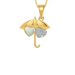 Joyalukkas 22KT Gold Umbrella Heart Pendant - 2.275 g image 2
