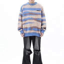 Mast & Harbour Men Striped Pullover-picture-30
