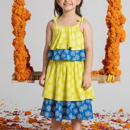 BAESD Girls Printed Top with Skirt-image-34