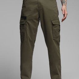 Jack & Jones Men Loose Fit Cargos Trousers-picture-6