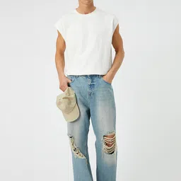 Koton Men Solid Trousers-picture-15