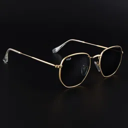 Irayz Women Black Lens & Gold-Toned Other Sunglasses with-image-0