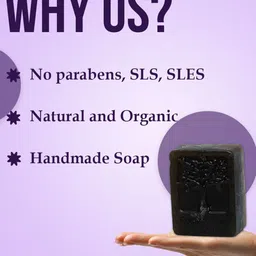 BHOOMI HERBAL INDIA Set Of 3 Lavender Mystique Handmade Soap - 140 g Each image 3