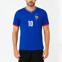 dostitch Men Neymar Printed V-Neck Dri-FIT T-shirt-picture-10