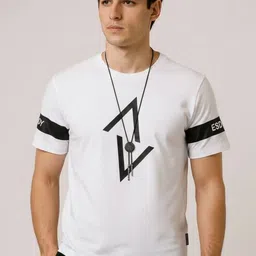 AUTNA Cotton Graphic Printed Short Sleeves T-shirt-picture-15