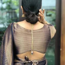 Areca Designer Woven Design Zari Pure Silk Banarasi Saree image 2