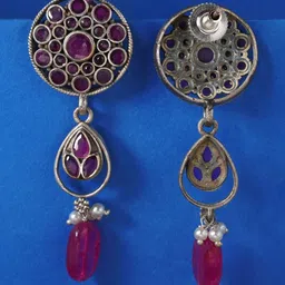 JAYPORE Geometric Drop Earrings image 2