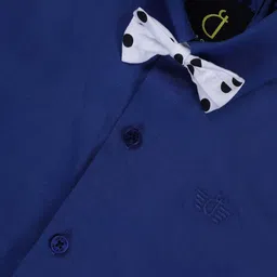 Gini and Jony Boys Standard Spread Collar Solid Cotton Casual Shirt image 2