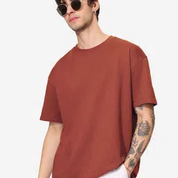 The Souled Store Men Drop-Shoulder Sleeves T-shirt-picture-10