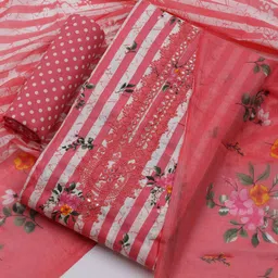 Meena Bazaar Floral Printed Unstitched Dress Material-image-55