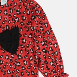 miniklub Girls Animal Print Regular Fit Top image 5