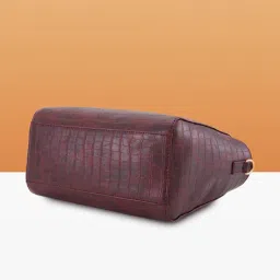 caprese Women Croc-Embossed Satchel Bag with Detachable Strap image 5