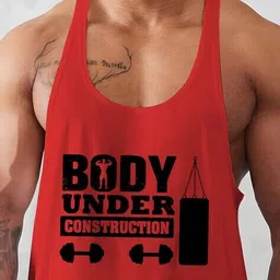 bab Men Pack of 2 Typographic Print Sleeveless Vests image 5