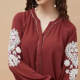 colour me Women Abstract Top image 5