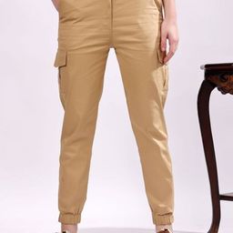 R.Code by The Roadster Life Co. Women Relaxed Low-Rise Zip Trousers-picture-16