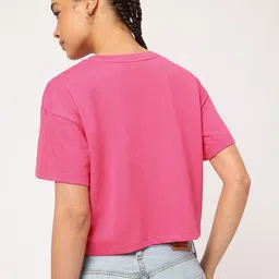 dressberry Graphic Groove Printed Crop T-shirt image 5
