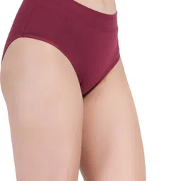 ORLIZEA Set Of 3 Cotton Blend Hipster Briefs image 3