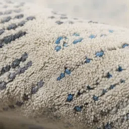 saraswatii global Blue Geometric Hand-Tufted Carpets image 5