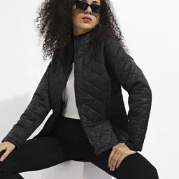 Campus Sutra Checked Windcheater Puffer Jacket-picture-29