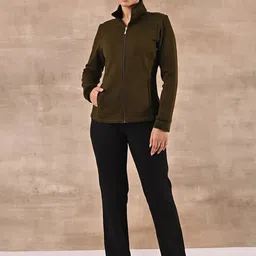 Lakshita Women Mock-Collar Bomber Jacket image 4