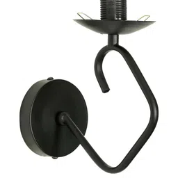 1ST TIME Yellow & Black Glass Spherical Shaped Wall Lamp image 3