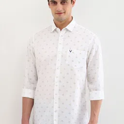 Allen Solly Men Slim Fit Opaque Printed Casual Shirt-picture-18