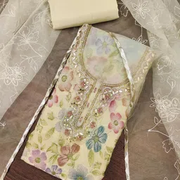 Maroosh Floral Unstitched Dress Material-picture-39