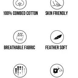 PETAL HOME Blue & Green Geometric 300 TC Cotton Single Bedsheet with 1 Pillow Covers image 4