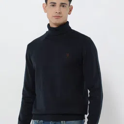 U.S. Polo Assn. Men Turtle Neck Full Sleeve Pullover image 4