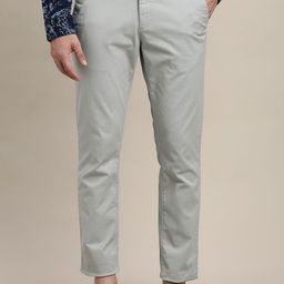 Turtle Men Printed Relaxed Skinny Fit Chinos Trousers-picture-22