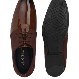 G L Trend Men Tan Brogues image 3