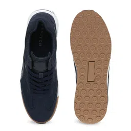 Snitch Men Lace-Ups Navy Mesh Solid Sneakers image 3
