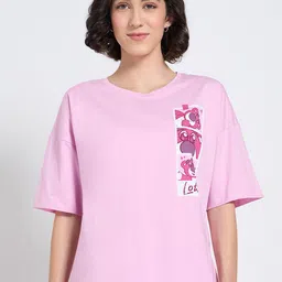 Dreamz by Pantaloons Printed Pure Cotton Lounge T-Shirt-image-42