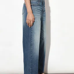 ONLY Women Wide Leg Light Fade Stretchable Jeans image 3