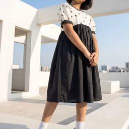 Grit N Groove Colourblocked Print Fit & Flare Dress image 3