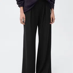 MANGO Women Pleated Trousers-image-42