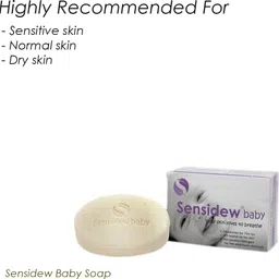 sensidew Moisturizing Baby Bathing Soap Bar with essential oils, Shea Butters 75g image 4